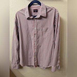 UNTUCKit Men’s plaid button down shirt Large